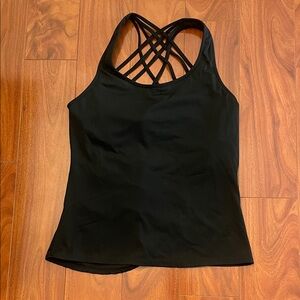 Amazon Women's Black Crisscross Tank Top